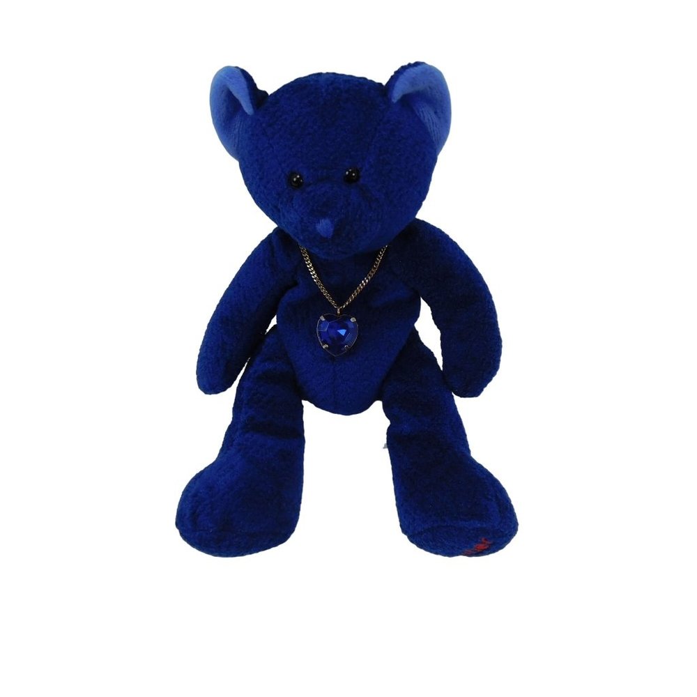 Russ Berrie And Co. Inc. September Blue Bear Plush 8" Stuffed Animal